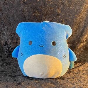 Squishmallows Blue and Cream Plush Shark - NITRO